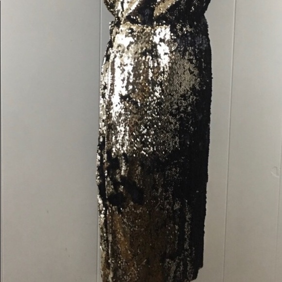 SOLD OUT NWT ZARA SEQUIN OPEN BACK MINI SHEATH DRESS - Picture 5 of 7